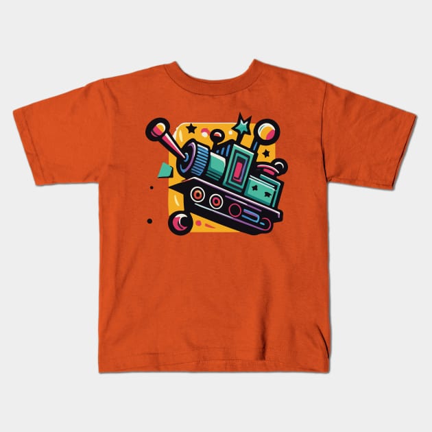 casual decorative painting Kids T-Shirt by marklink